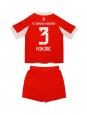 Bayern Munich Kim Min-jae #3 Replika Hemmakläder Barn 2025-26 Kortärmad (+ byxor)
